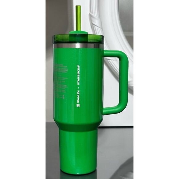 Stanley x Starbucks 2025 PEARL GREEN 40oz Tumbler - Picture 1 of 4